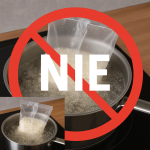 Gotowanie w plastikowych woreczkach ryżu i kasz